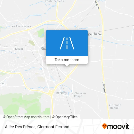 Allée Des Frênes map