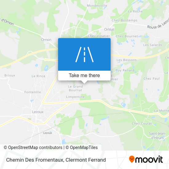 Chemin Des Fromentaux map