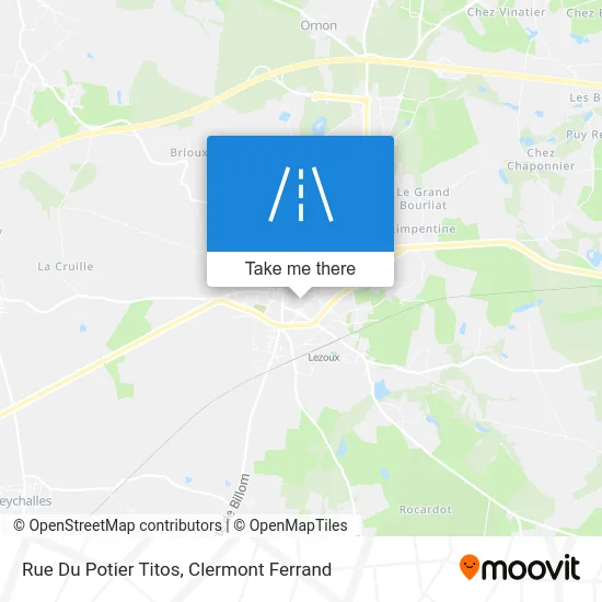 Rue Du Potier Titos map