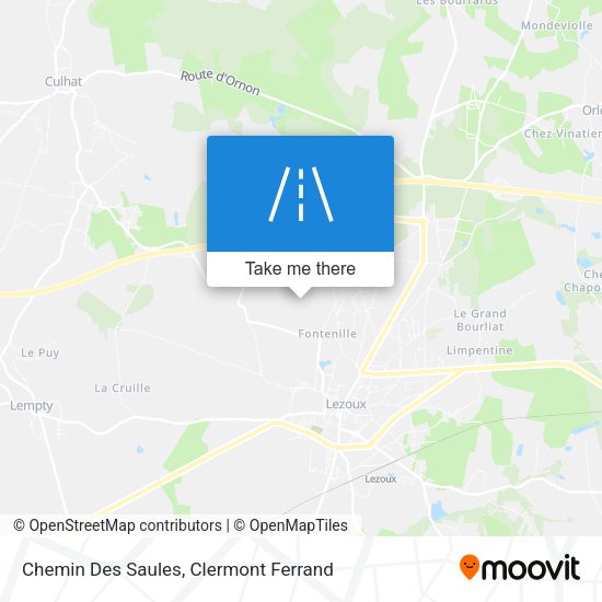 Chemin Des Saules map