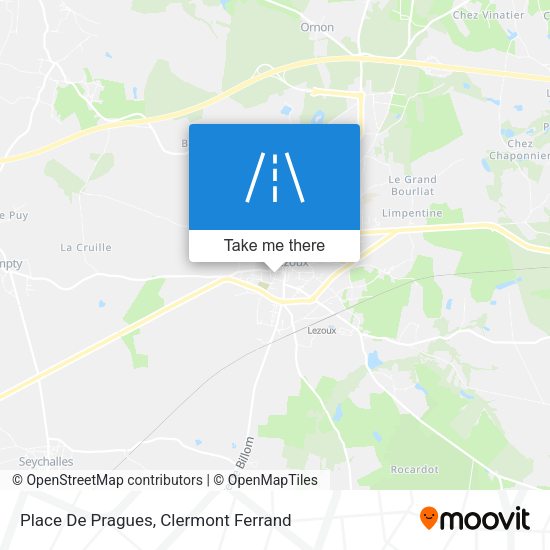 Place De Pragues map