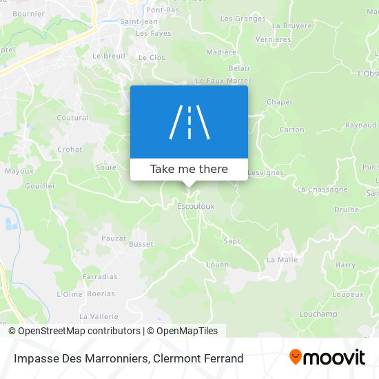 Impasse Des Marronniers map