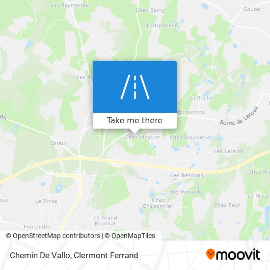 Chemin De Vallo map