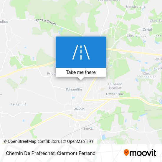 Chemin De Prafréchat map