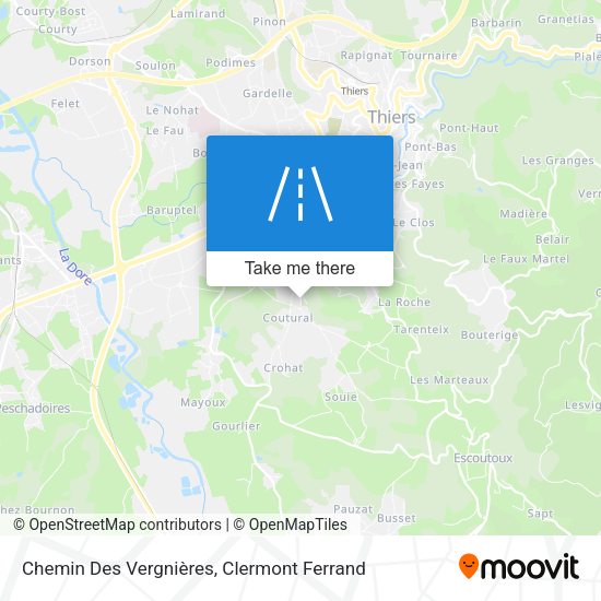 Chemin Des Vergnières map