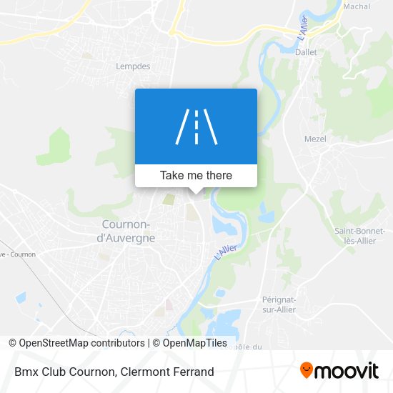Bmx Club Cournon map