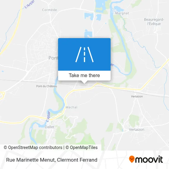 Rue Marinette Menut map