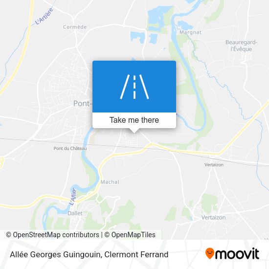 Allée Georges Guingouin map