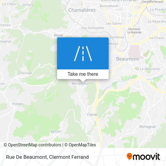 Rue De Beaumont map