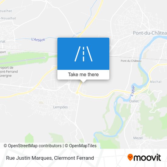 Rue Justin Marques map