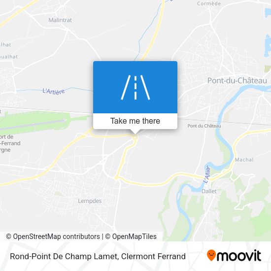 Rond-Point De Champ Lamet map