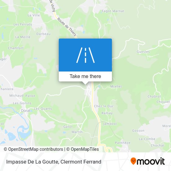 Impasse De La Goutte map
