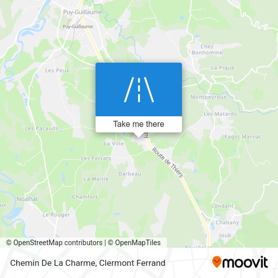 Chemin De La Charme map