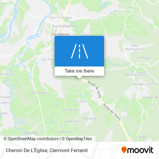 Chemin De L'Église map