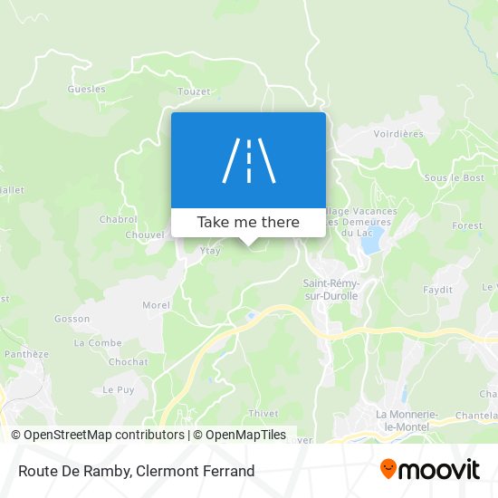 Route De Ramby map