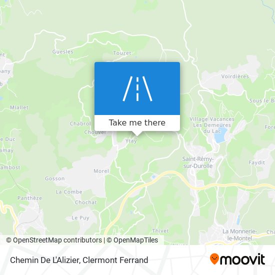 Chemin De L'Alizier map
