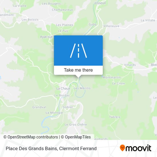 Place Des Grands Bains map
