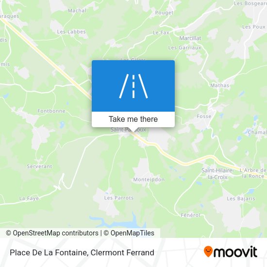 Place De La Fontaine map