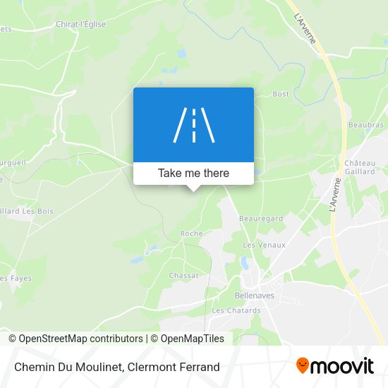 Chemin Du Moulinet map
