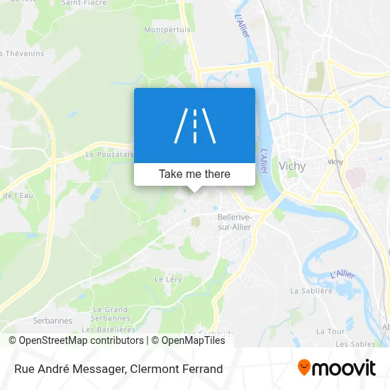 Rue André Messager map