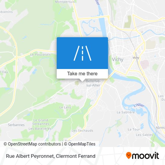 Rue Albert Peyronnet map