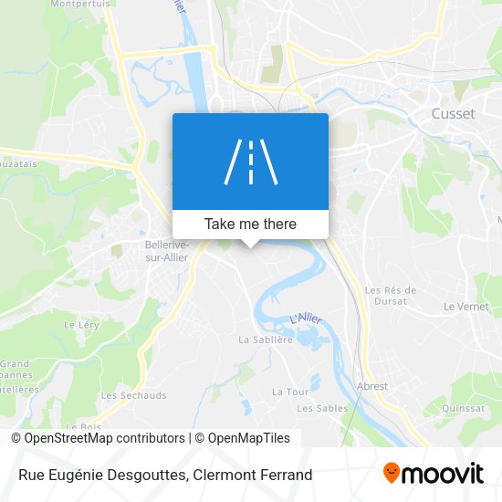 Rue Eugénie Desgouttes map