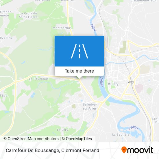 Carrefour De Boussange map
