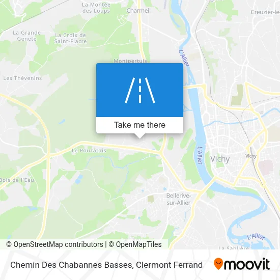 Chemin Des Chabannes Basses map