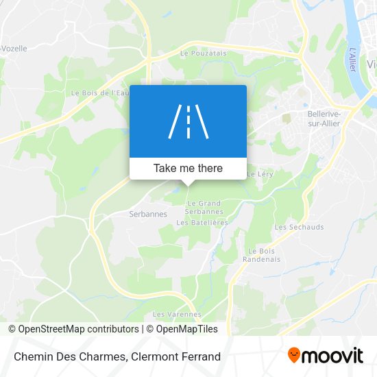 Chemin Des Charmes map