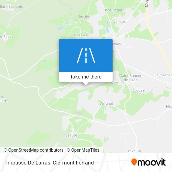 Impasse De Larras map
