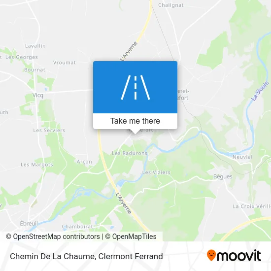 Chemin De La Chaume map