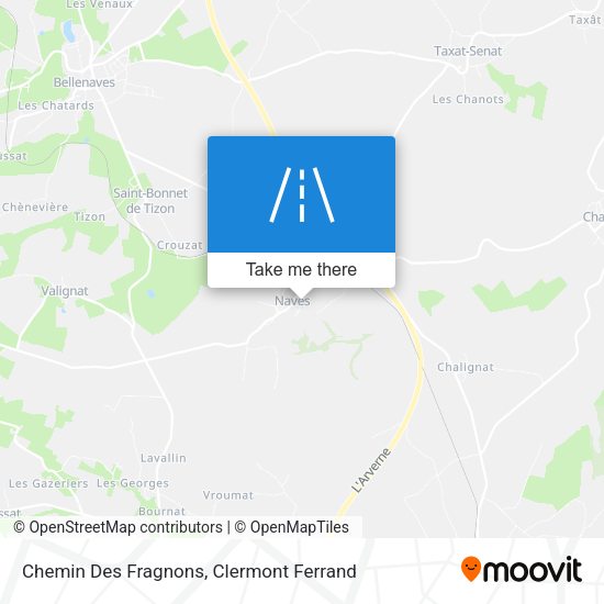 Chemin Des Fragnons map