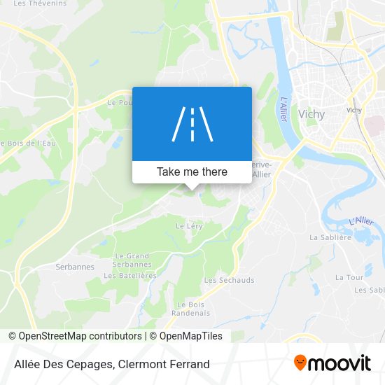 Allée Des Cepages map