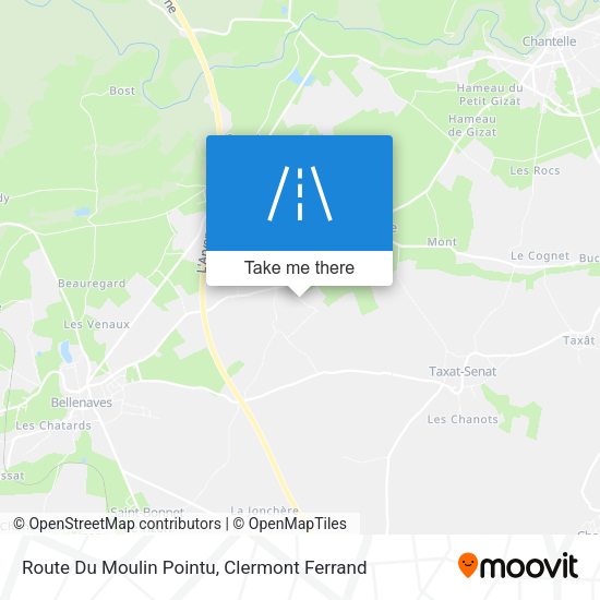 Route Du Moulin Pointu map