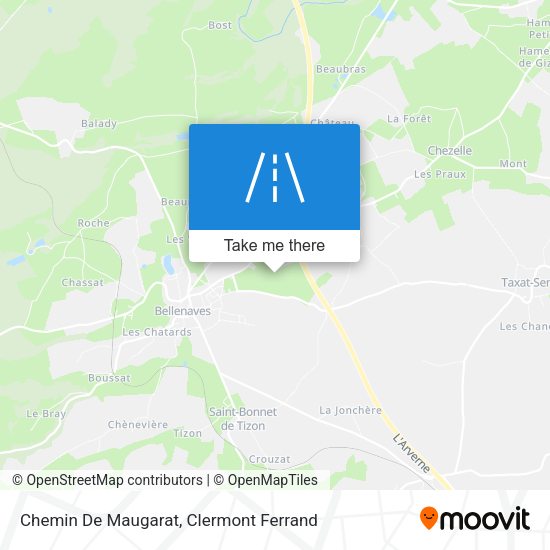 Chemin De Maugarat map