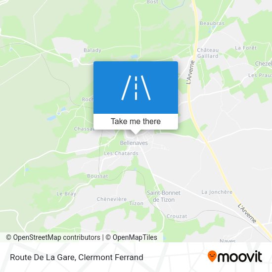 Route De La Gare map