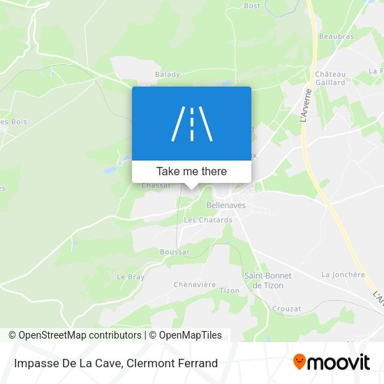 Impasse De La Cave map
