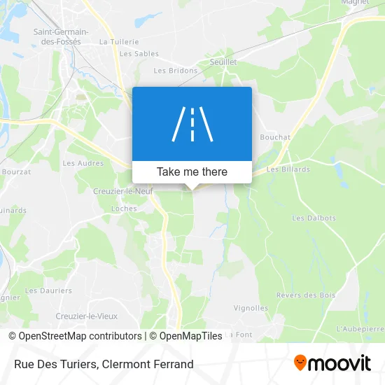 Rue Des Turiers map