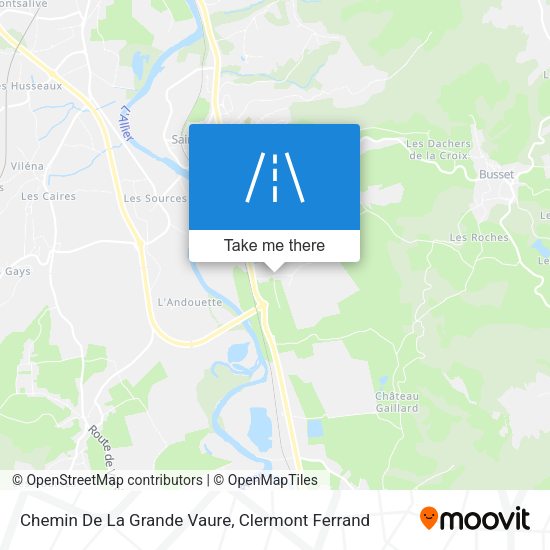 Chemin De La Grande Vaure map