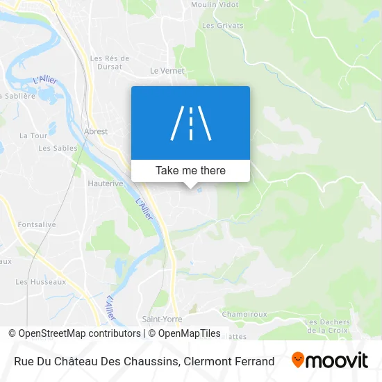 Rue Du Château Des Chaussins map