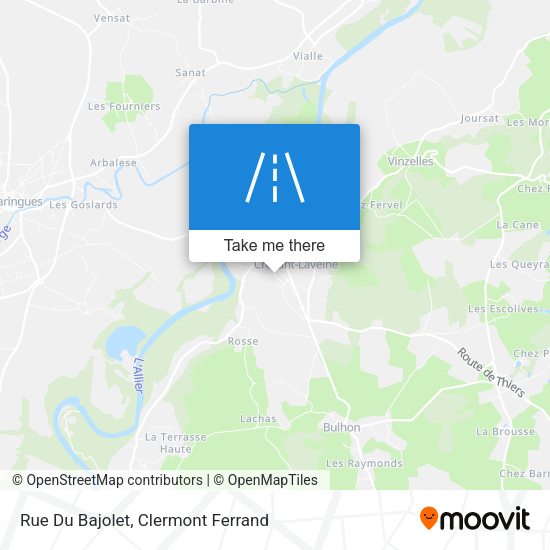 Rue Du Bajolet map