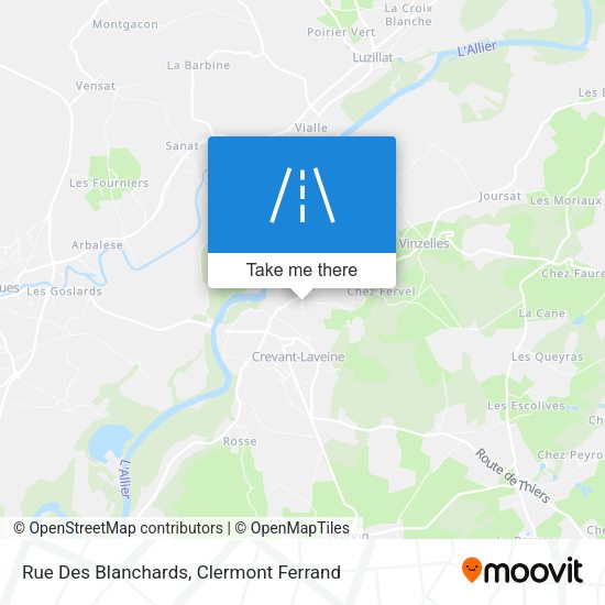 Rue Des Blanchards map