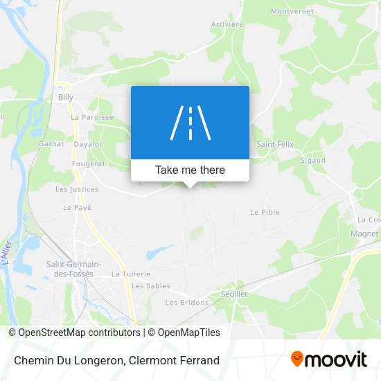Chemin Du Longeron map