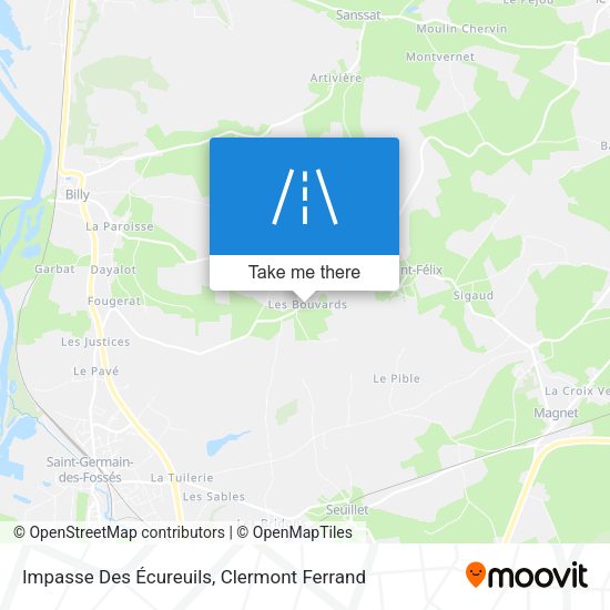 Impasse Des Écureuils map