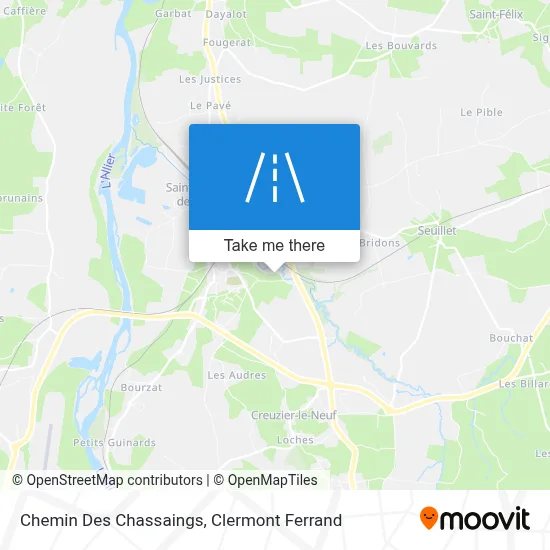 Chemin Des Chassaings map