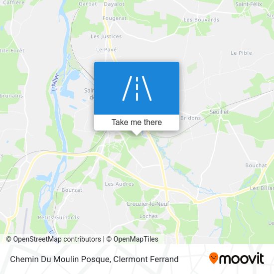 Chemin Du Moulin Posque map