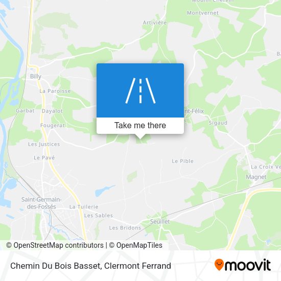 Chemin Du Bois Basset map