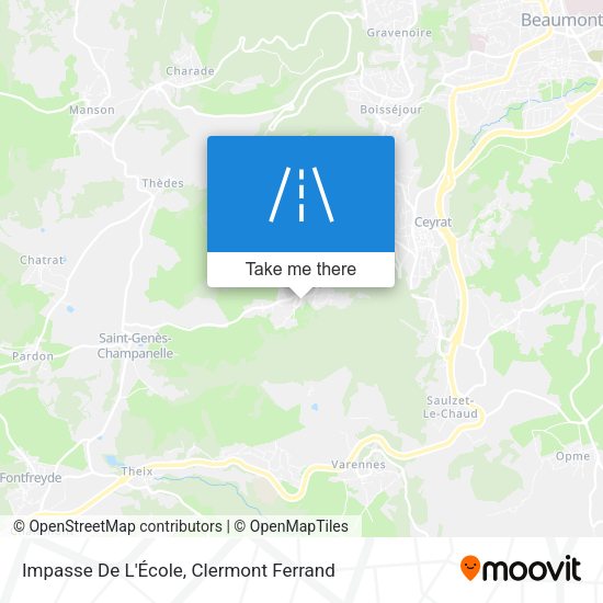Impasse De L'École map