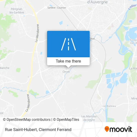 Rue Saint-Hubert map