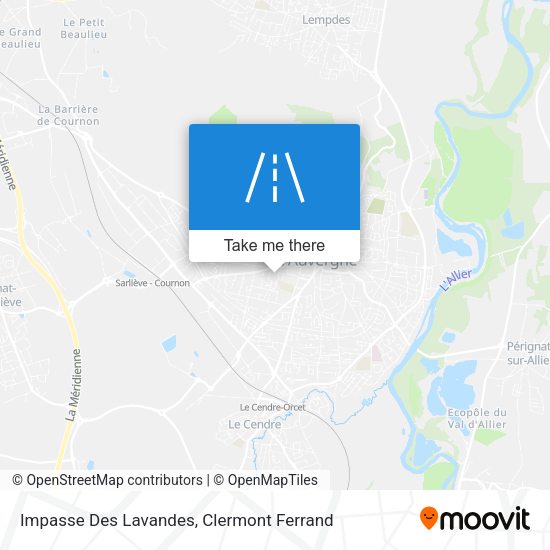 Impasse Des Lavandes map